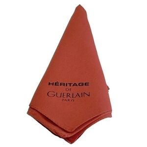Vintage Guerlain Silky Touch Pocket Square Handkerchief Made in Italy 12" NWOT